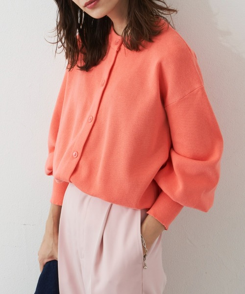 Auntie Rosa Holiday(アンティローザホリデー)の「カラークルーショートカーディガン(カーディガン/ボレロ・レディース・イエロー/オフホワイト/ブルー/オレンジ・FREE)」の19枚目の写真