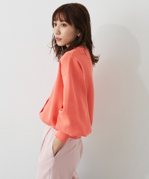 Auntie Rosa Holiday(アンティローザホリデー)の「カラークルーショートカーディガン(カーディガン/ボレロ・レディース・イエロー/オフホワイト/ブルー/オレンジ・FREE)」の14枚目の写真