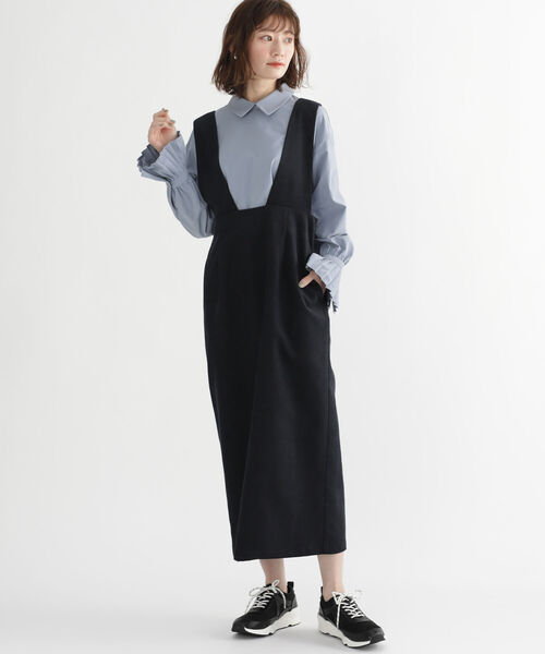 BEAMS HEART(ビームスハート)の「BEAMS HEART / 袖プリーツ 後ろ釦 シャツ(シャツ/ブラウス・レディース・ブルー系その他/チャコールグレー/ホワイト系その他5・FREE)」の12枚目の写真