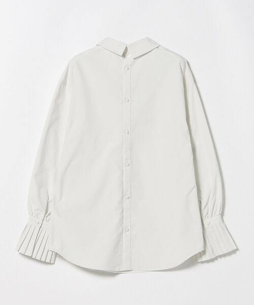 BEAMS HEART(ビームスハート)の「BEAMS HEART / 袖プリーツ 後ろ釦 シャツ(シャツ/ブラウス・レディース・ブルー系その他/チャコールグレー/ホワイト系その他5・FREE)」の18枚目の写真