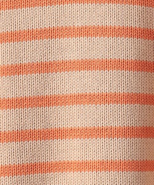 DEMYLEE（デミリー）の「＜DEMYLEE＞スキッパーボーダー ニットプルオーバー（ニット/セーター・レディース・オレンジ・S）」の6枚目の写真