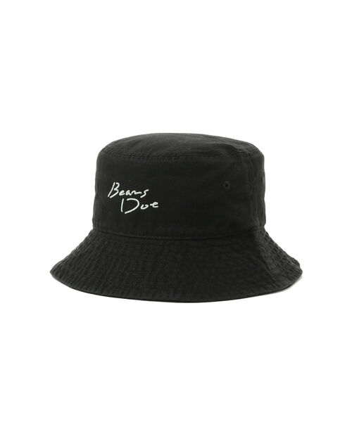 BeAMS DOT（ビームスドット）の「【WEB限定】BeAMS DOT / ロゴ バケットハット（ハット・メンズ・ブラック/ベージュ・FREE）」の5枚目の写真