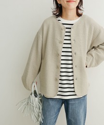 URBAN RESEARCH DOORS | キルトノーカラージャケット(ノーカラージャケット)