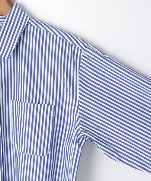 andme（アンドミー）の「長袖カラーストライプシャツ（シャツ/ブラウス・レディース・ホワイト×グリーン/ホワイト×ブルー/ホワイト×イエロー/ホワイト×ピンク/ホワイト×パープル/オレンジ系その他・M/L）」の22枚目の写真