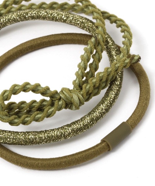 studio CLIP（スタディオクリップ）の「6SETラメイリアソートポニー（ヘアゴム・レディース・ブラウン/ベージュ/カーキ/ブルー・FREE）」の13枚目の写真