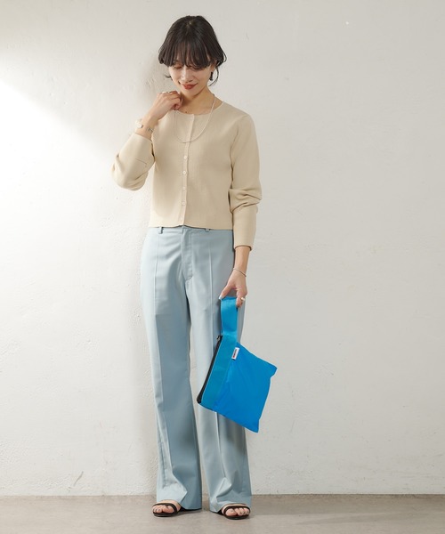 SHENERY(シーナリー)の「(NYLONY/ナイロニー) ワンハンドルバッグ(トートバッグ・レディース・ブルー/オレンジ/グリーン/ピンク・FREE)」の7枚目の写真