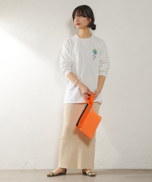 SHENERY(シーナリー)の「(NYLONY/ナイロニー) ワンハンドルバッグ(トートバッグ・レディース・ブルー/オレンジ/グリーン/ピンク・FREE)」の10枚目の写真