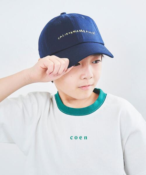 coen(コーエン)の「【coen キッズ/ジュニア】CaliforniaDreamin’キャップ(キャップ・キッズ・ブラック/ネイビー・40/45)」の3枚目の写真