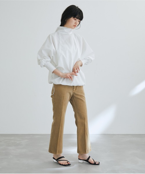 ADAM ET ROPE'（アダムエロペ）の「【WEB限定】クリアヒールミュール（サンダル・レディース・ブラック/グリーン/ベージュ・23.0cm/23.5cm/24.0cm/24.5cm）」の9枚目の写真