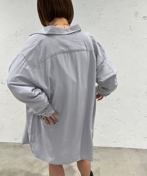 apres jour mignon(アプレジュールミニョン)の「カラーシャツ【ZOZOTOWN限定アイテム】(シャツ/ブラウス・レディース・ライトブルー/オフホワイト/ライトピンク/ライトパープル・X-LARGE/フリー)」の15枚目の写真
