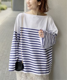 Spick & Span | 【Le minor】別注SPビッグボートネックプルオーバー(Tシャツ/カットソー)