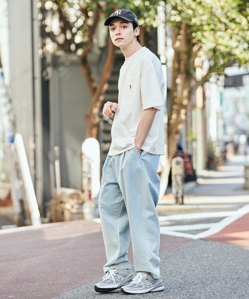 U.S. POLO ASSN.（ユーエスポロアッスン）の「∴WEGO/【WEB限定】U.S.POLO ASSN.別注ワンポイント刺繍BIGT（Tシャツ/カットソー・メンズ・ダークグリーン/ホワイト/グレー系その他/ブラック・MEDIUM/LARGE）」の16枚目の写真