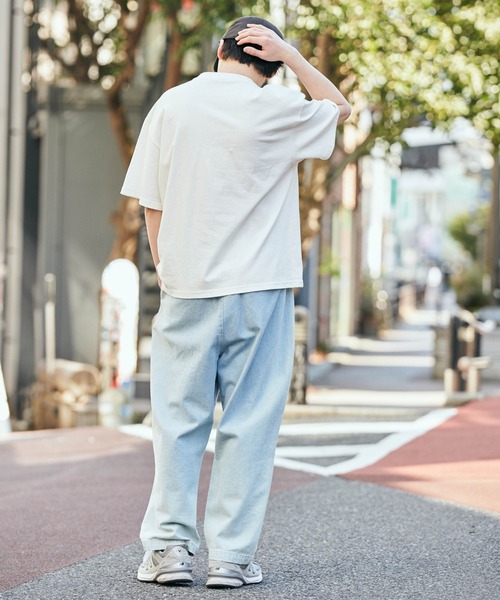 U.S. POLO ASSN.（ユーエスポロアッスン）の「∴WEGO/【WEB限定】U.S.POLO ASSN.別注ワンポイント刺繍BIGT（Tシャツ/カットソー・メンズ・ダークグリーン/ホワイト/グレー系その他/ブラック・MEDIUM/LARGE）」の17枚目の写真