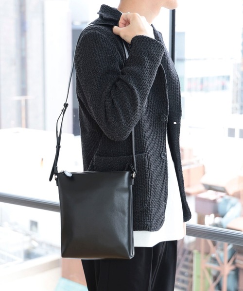 EC限定カラーあり】フェイクレザー ミニショルダーバッグ（ユニ