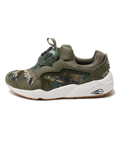 PUMA（プーマ）の「ディスクブレイズ CAMO（スニーカー・メンズ・ホワイト/グリーン・25.5cm/29cm/22.5cm/23cm/28.5cm/30.0cm/27.5cm/25cm/23.5cm/27cm/26cm/26.5cm/24.5cm/24cm/28cm）」の3枚目の写真