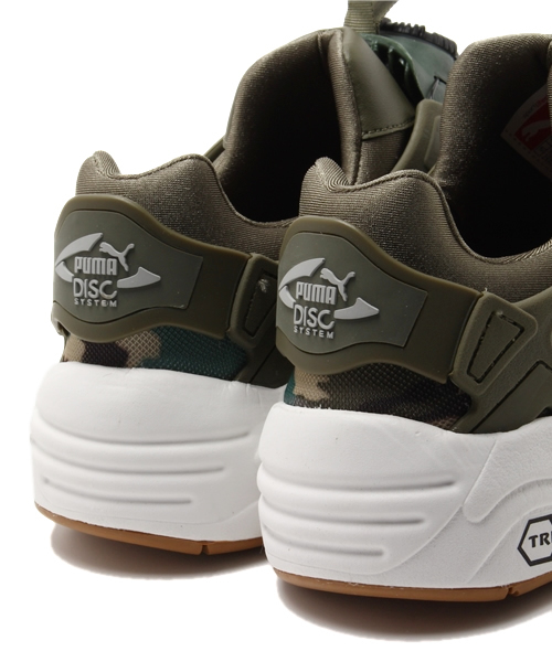 PUMA（プーマ）の「ディスクブレイズ CAMO（スニーカー・メンズ・ホワイト/グリーン・25.5cm/29cm/22.5cm/23cm/28.5cm/30.0cm/27.5cm/25cm/23.5cm/27cm/26cm/26.5cm/24.5cm/24cm/28cm）」の9枚目の写真