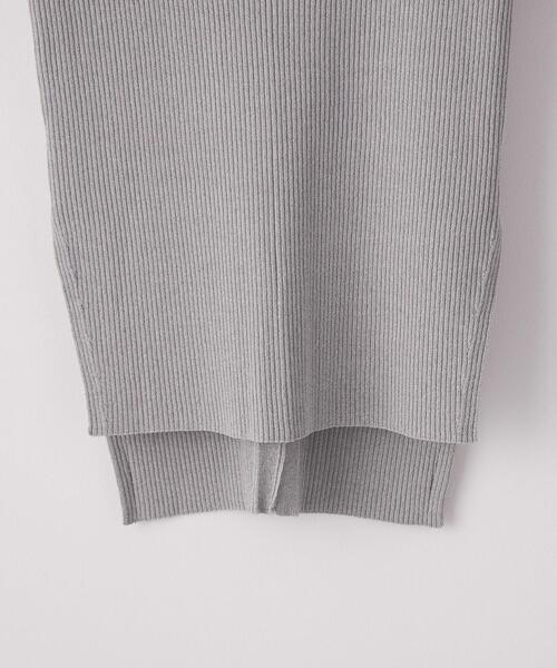 CITEN(シテン)の「<CITEN(シテン)>ディープスリットリブニットタンク(ニット/セーター・レディース・ブラック/ピンク/ライム/グレー・FREE)」の10枚目の写真