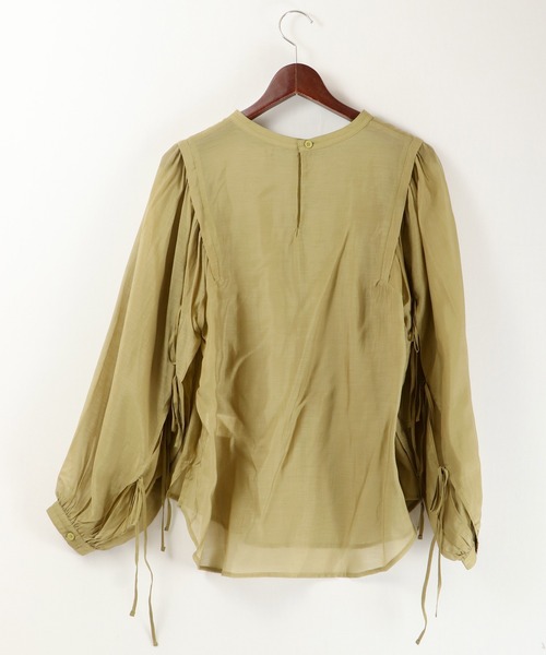 EACH.（イーチ）の「EACH シアーブラウス（シャツ/ブラウス・レディース・ピンク/ブルー/グリーン・FREE）」の20枚目の写真