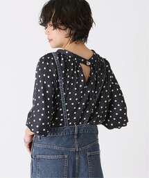 Simplicite | ドットシャーリングブラウス◆(シャツ/ブラウス)