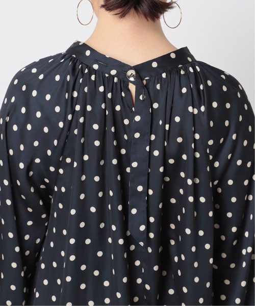 Simplicite(サンプリシテ)の「ドットシャーリングブラウス(シャツ/ブラウス・レディース・ブラック/ベージュ/ネイビー・FREE)」の20枚目の写真