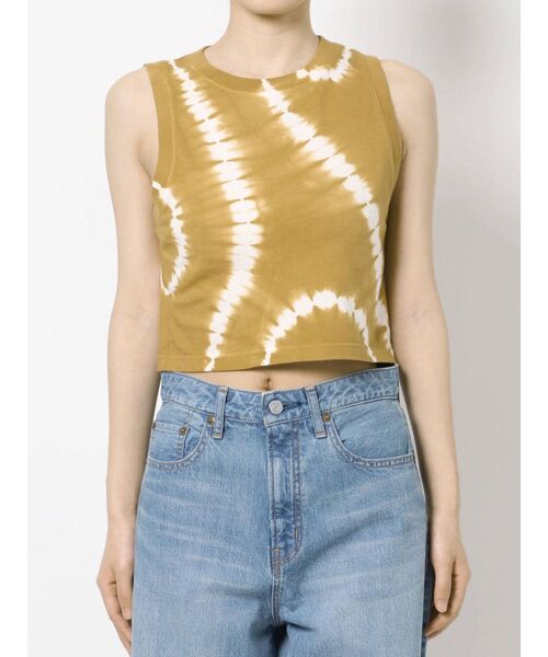 Ungrid（アングリッド）の「絞り染めショートタンクトップ（タンクトップ・レディース・ベージュ/キャメル・FREE）」の12枚目の写真
