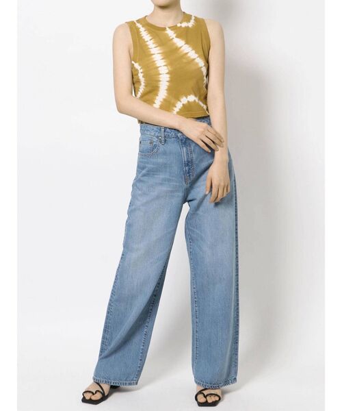 Ungrid（アングリッド）の「絞り染めショートタンクトップ（タンクトップ・レディース・ベージュ/キャメル・FREE）」の9枚目の写真