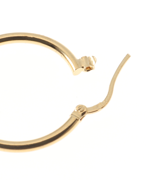 大人気【Louise Damas】 Jo Large hoops ピアス LOUISE DAMAS(ルイーズダマス) ゴールド Charlotte スモール