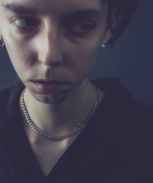 and cloud(アンドクラウド)の「String 2way Necklace(ネックレス・レディース・ブラック/シルバー/シルバー系その他/イエローゴールド・FREE)」の11枚目の写真