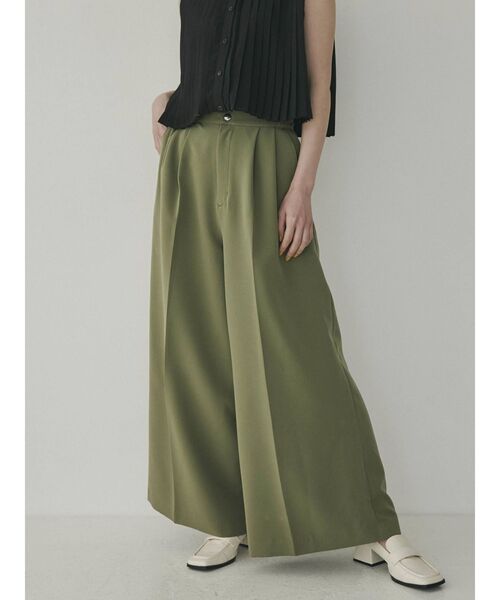 COTORICA(コトリカ)の「ハイウエストワイドパンツ(その他パンツ・レディース・ブラック/ベージュ/カーキ・SMALL/MEDIUM)」の3枚目の写真