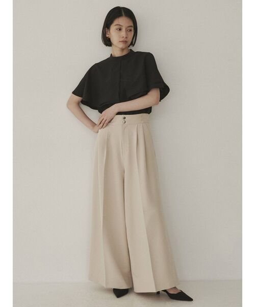 COTORICA(コトリカ)の「ハイウエストワイドパンツ(その他パンツ・レディース・ブラック/ベージュ/カーキ・SMALL/MEDIUM)」の8枚目の写真
