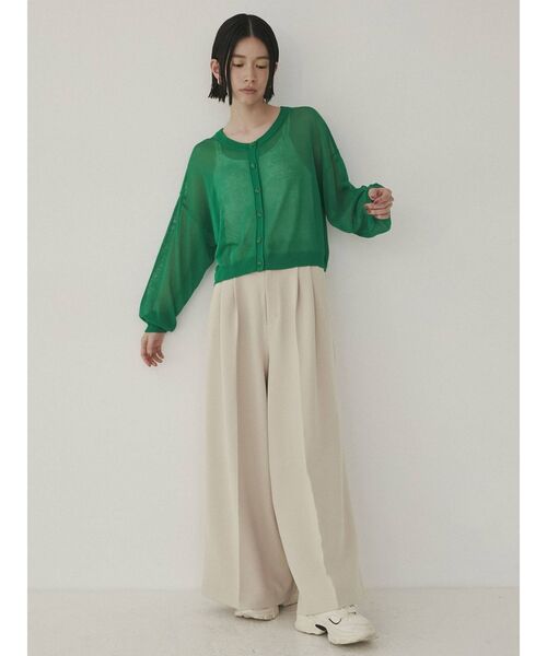 COTORICA(コトリカ)の「ハイウエストワイドパンツ(その他パンツ・レディース・ブラック/ベージュ/カーキ・SMALL/MEDIUM)」の5枚目の写真