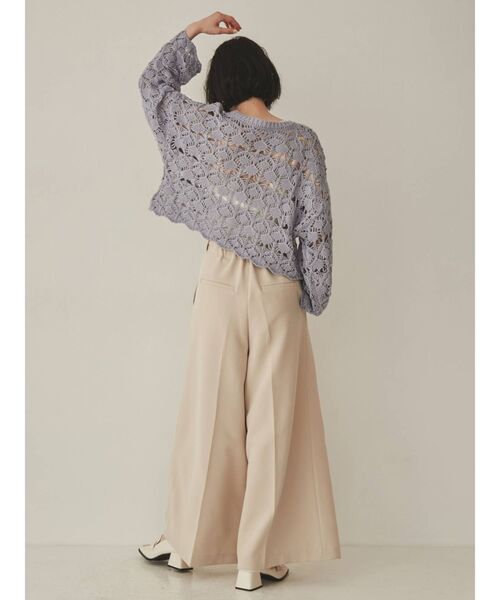 COTORICA(コトリカ)の「ハイウエストワイドパンツ(その他パンツ・レディース・ブラック/ベージュ/カーキ・SMALL/MEDIUM)」の9枚目の写真