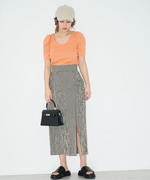 FREE'S MART（フリーズマート）の「リネンライクキャップ（キャップ・レディース・ブラック/ブラウン/ホワイト・ﾌﾘ-）」の9枚目の写真