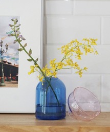 amabro（アマブロ）の「amabro TWO TONE VASE アマブロ ツートーン フラワーベース ラウンド 花瓶 ミニ クリア（フラワーベース・メンズ）」