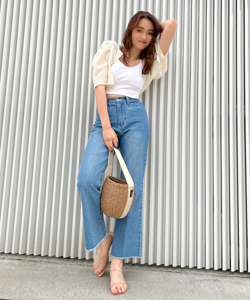 one after another NICE CLAUP（ワンアフターアナザーナイスクラップ）の「マルチウェイキャミワンピースセット（ワンピース・レディース・アイボリー/ブラック/ブラック系その他/オレンジ系その他・FREE）」の14枚目の写真