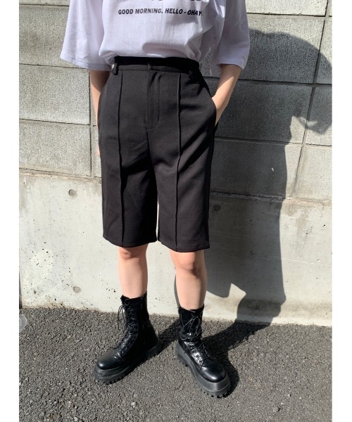 WC(ダブル シー)の「カラーショートパンツ(その他パンツ・レディース・ブラック/オレンジ/グリーン/ライトパープル・FREE)」の2枚目の写真