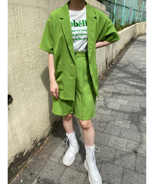 WC(ダブル シー)の「カラーショートパンツ(その他パンツ・レディース・ブラック/オレンジ/グリーン/ライトパープル・FREE)」の11枚目の写真