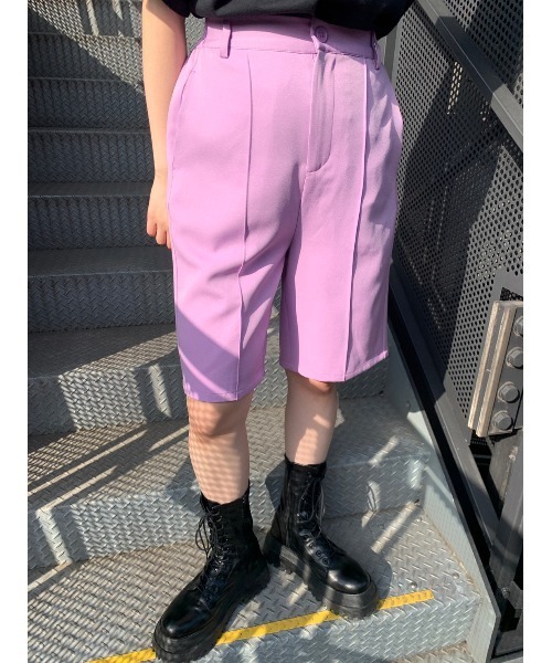 WC(ダブル シー)の「カラーショートパンツ(その他パンツ・レディース・ブラック/オレンジ/グリーン/ライトパープル・FREE)」の9枚目の写真