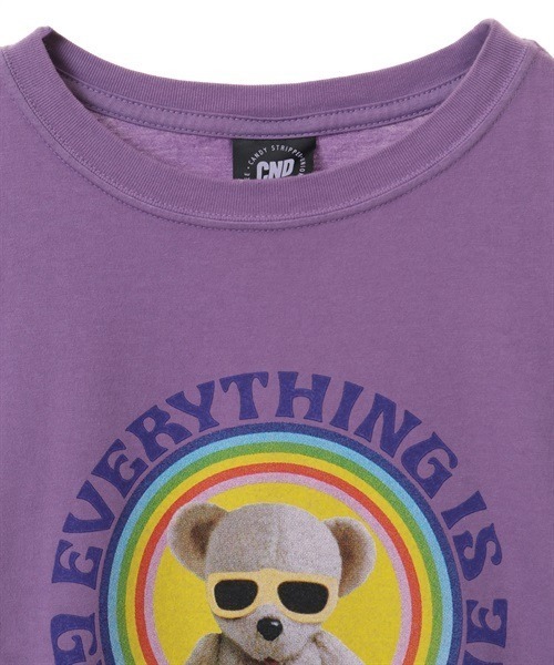 Candy Stripper（キャンディストリッパー）の「BE FINE Tシャツ（Tシャツ/カットソー・レディース・ラベンダー/ブラック/オフホワイト・2/4/3）」の10枚目の写真