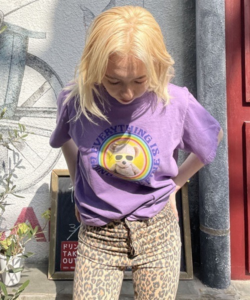 Candy Stripper（キャンディストリッパー）の「BE FINE Tシャツ（Tシャツ/カットソー・レディース・ラベンダー/ブラック/オフホワイト・2/4/3）」の17枚目の写真