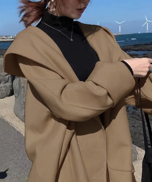 TATRAS⭐︎ ベージュ フード付き ポンチョコート 楽天市場】ポンチョ（ブランドタトラス）（コート・ジャケット