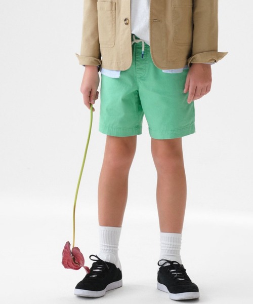 GAP(ギャップ)の「ウォッシュウェル(TM) イージープルオンショートパンツ (キッズ)(その他パンツ・キッズ・その他/ネイビー/ブルー/ベージュ/レッド/グリーン/グリーン系その他/ブルー系その他/ナチュラル/ブラック・130cm/150cm/120cm/140cm/110cm/160cm)」の4枚目の写真