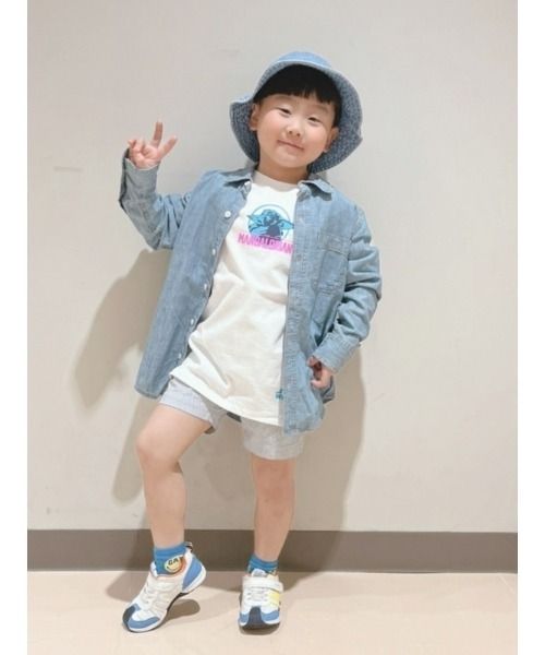 GAP(ギャップ)の「ウォッシュウェル(TM) イージープルオンショートパンツ (キッズ)(その他パンツ・キッズ・その他/ネイビー/ブルー/ベージュ/レッド/グリーン/グリーン系その他/ブルー系その他/ナチュラル/ブラック・130cm/150cm/120cm/140cm/110cm/160cm)」の17枚目の写真