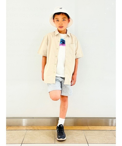 GAP(ギャップ)の「ウォッシュウェル(TM) イージープルオンショートパンツ (キッズ)(その他パンツ・キッズ・その他/ネイビー/ブルー/ベージュ/レッド/グリーン/グリーン系その他/ブルー系その他/ナチュラル/ブラック・130cm/150cm/120cm/140cm/110cm/160cm)」の18枚目の写真