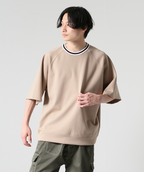 JOURNAL STANDARD(ジャーナルスタンダード)の「ダンボールトリムスウェット(スウェット・メンズ・ホワイト系その他/グリーン/ネイビー/ベージュ・MEDIUM/LARGE)」の3枚目の写真