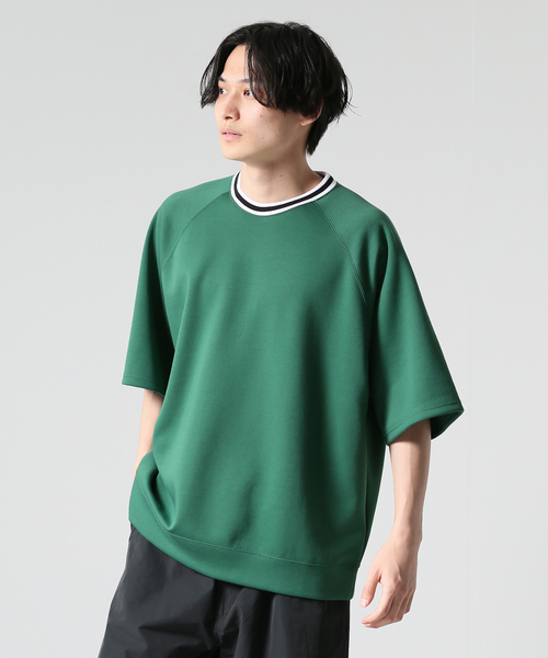 JOURNAL STANDARD(ジャーナルスタンダード)の「ダンボールトリムスウェット(スウェット・メンズ・ホワイト系その他/グリーン/ネイビー/ベージュ・MEDIUM/LARGE)」の4枚目の写真