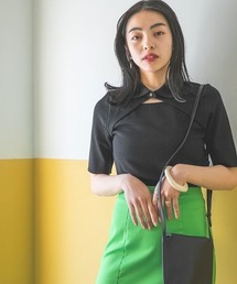 JEANASIS | フロントオープンリブT5S/287011(Tシャツ/カットソー)