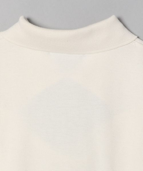 JEANASIS（ジーナシス）の「フロントオープンリブT5S/287011（Tシャツ/カットソー・レディース・ブラック/オフホワイト・FREE）」の11枚目の写真