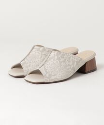 JOLI ENCORE ジョリーアンコール STITCH SANDAL 4 オープントゥミュール JE80133 PYTHON