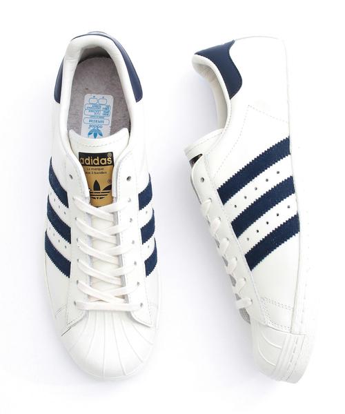 ODETTE E ODILE（オデットエオディール）の「アディダス/adidas SUPER-STAR80s（スニーカー・レディース・ネイビー・23cm/23.5cm/24cm/24.5cm）」の10枚目の写真